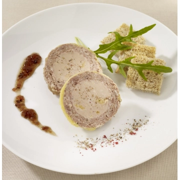 Le Médaillon de Foie de Canard  (Noyau 50% de Foie Gras) 