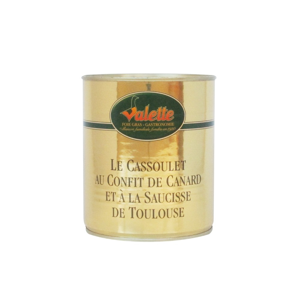 Le Cassoulet au Confit de Canard et à la Saucisse de Toulouse 