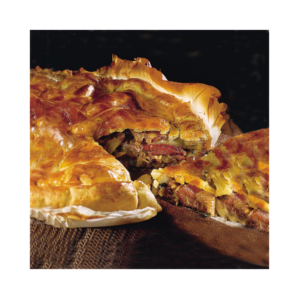 "Lou Pastis" Préparation pour Tourtière de Confit de Canard aux Salsifis et aux Cèpes 