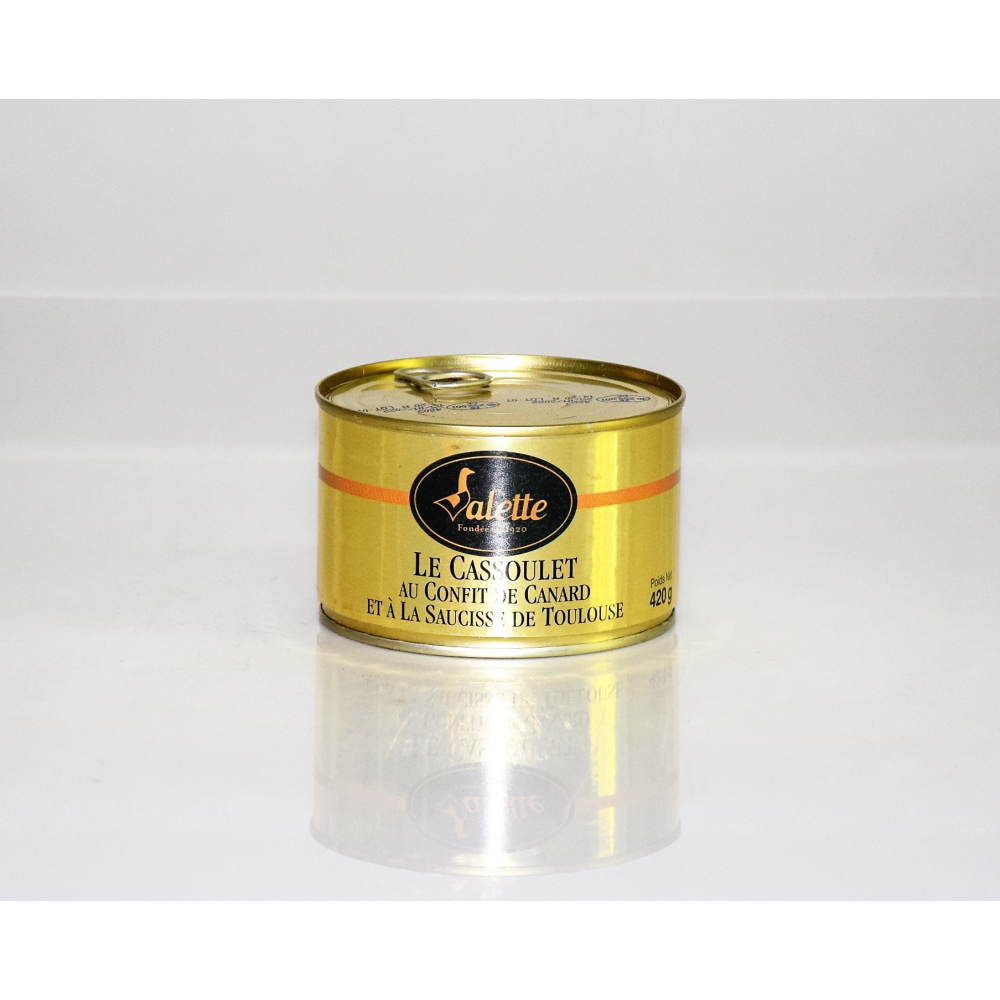 Le Cassoulet au Confit de Canard et à la Saucisse de Toulouse 