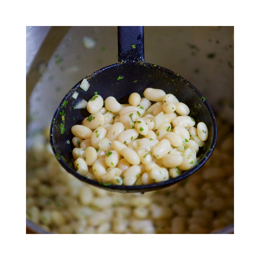 Les Haricots Blancs Lingots Cuisinés à la Graisse de Canard