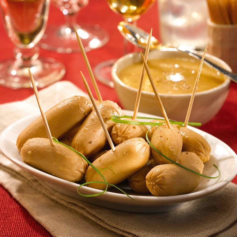 Les Petits Boudins Blancs au Foie de Canard Sauce Royale au Foie Gras (20% foie gras)