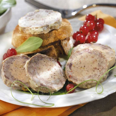 Le Lot de 2 : Le Médaillon au Chevreuil et au Foie de Canard (20% de Foie Gras )