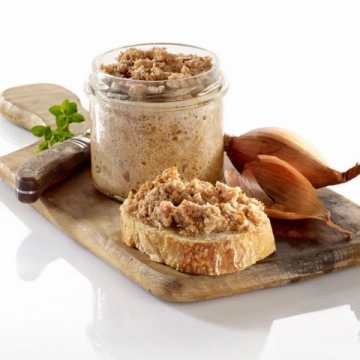 Le lot de 2 Effilochés de Lapin au Thym et à l'Echalote, les bocaux de 90 g