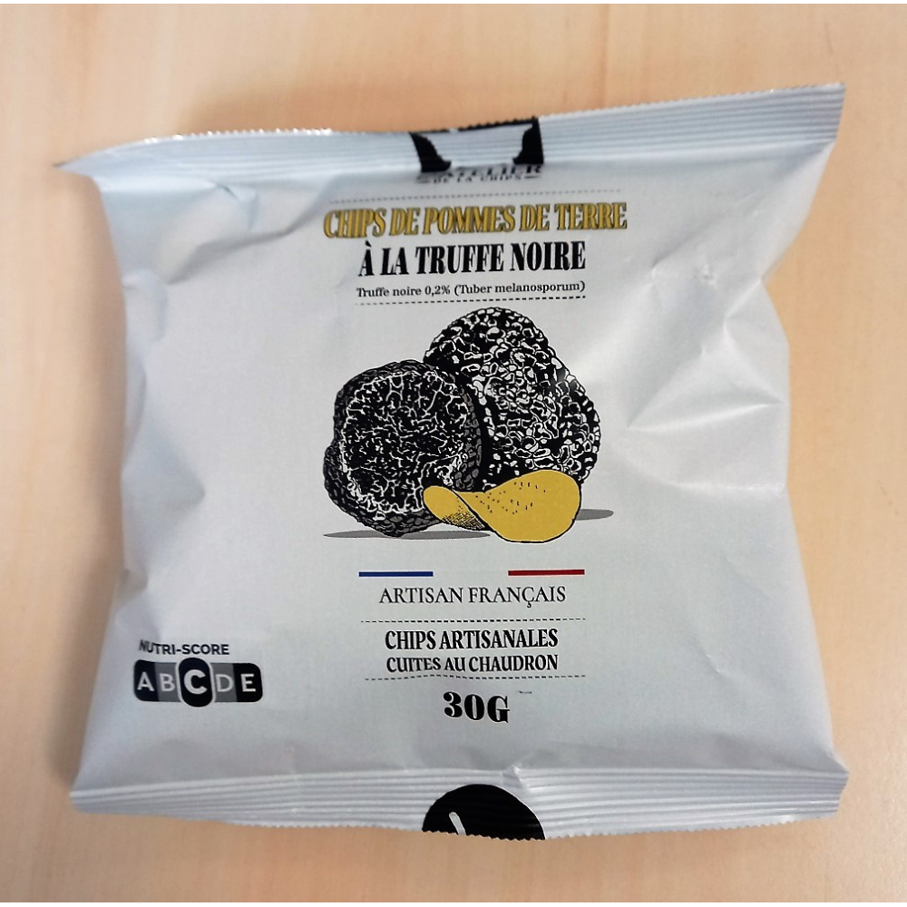 Les Chips à la Truffe Noire (Tuber Melanosporum 0,2 %)