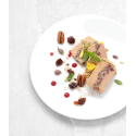 Foie Gras de Canard aux Cranberries et Noix de Pécan, mi-cuit de 180 g