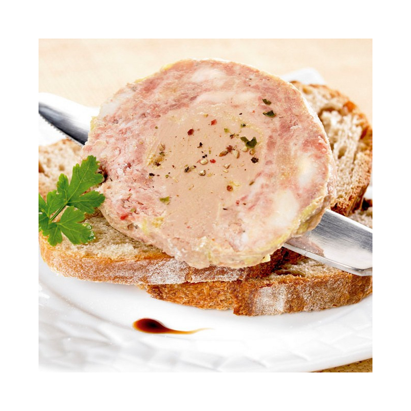"Le Fameux Papitou" Pâté au Foie de Canard (Noyau 30 % de Bloc de Foie Gras)