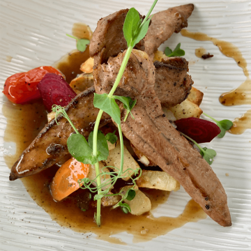 Les aiguillettes de canard...