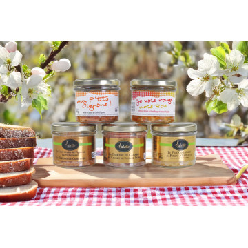 Lot de 5 Terrines en bocaux...