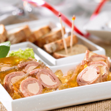 Lot de 3 Rondos de jambon...