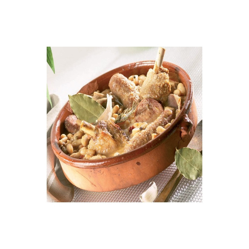 Le Lot de 2 Cassoulets au Confit de Canard - 840 g Le Lot de 2 Cassoulets au Confit de Canard - 840 g