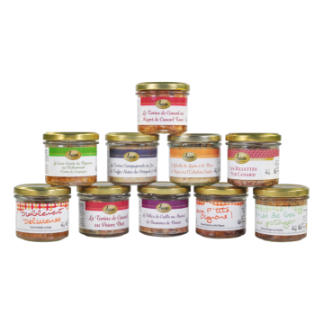 Lot de 10 terrines en...