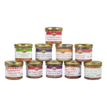 Lot de 10 terrines en...