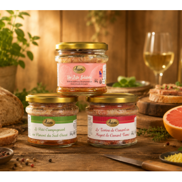 Le lot de 3 Terrines en...