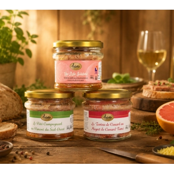 Le lot de 3 Terrines en...