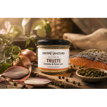 Les rillettes de truite,...