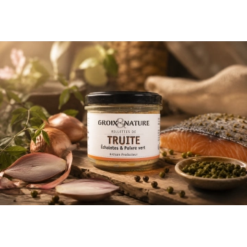 Les rillettes de truite,...